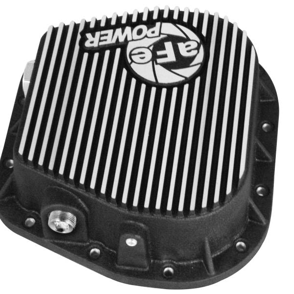 aFe Power Rear Differential Cover (Machined) 12 Bolt 9.75in 11-13 Ford F-150 EcoBoost V6 3.5L (TT)-tuningsupply.com