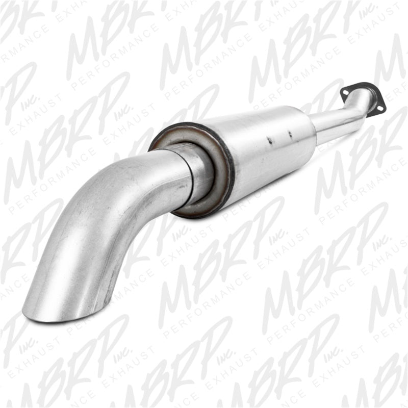 MBRP 11-12 Ford F-150 SVT Raptor 6.2L EC-SB/CC-SB 3.5in Cat Back Single Turn Down Alum Exhaust-tuningsupply.com