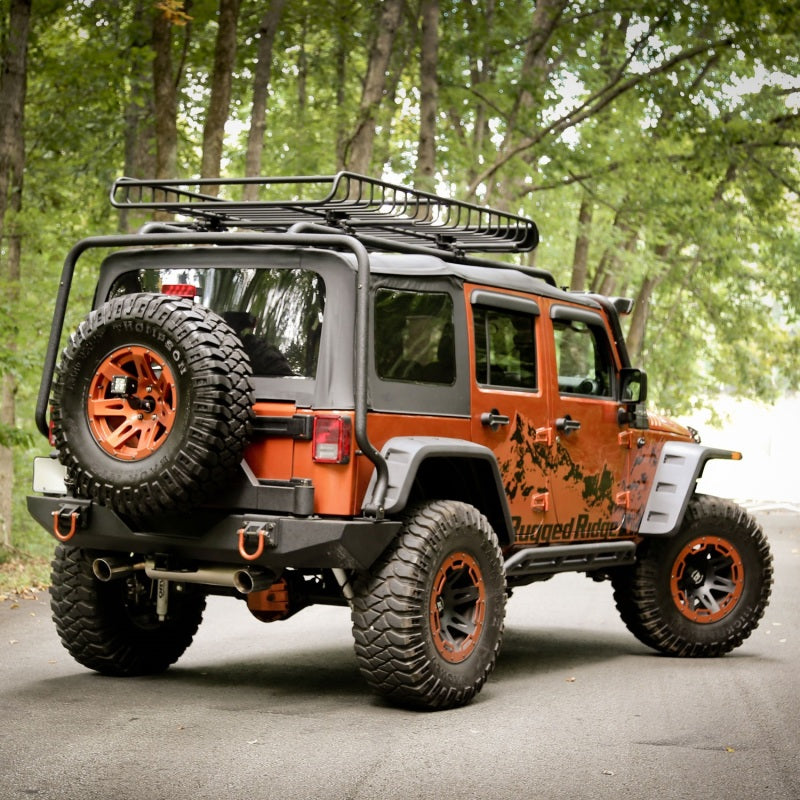 

Rugged Ridge  - RUG11640.10 - Rugged Ridge Hurricane Flat Fender Flare Kit 07-18 Jeep Wrangler - Shipped in Europe - Tuningsupply.com

