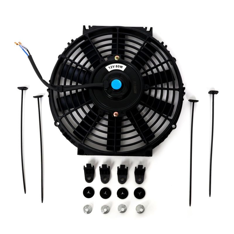 BLOX Racing 10inch Electric Slim Fan - Black-tuningsupply.com