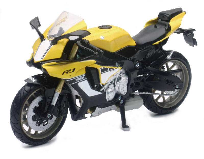 New Ray Toys Yamaha YZF-R1 Street Bike (Yellow)/ 1:12-tuningsupply.com