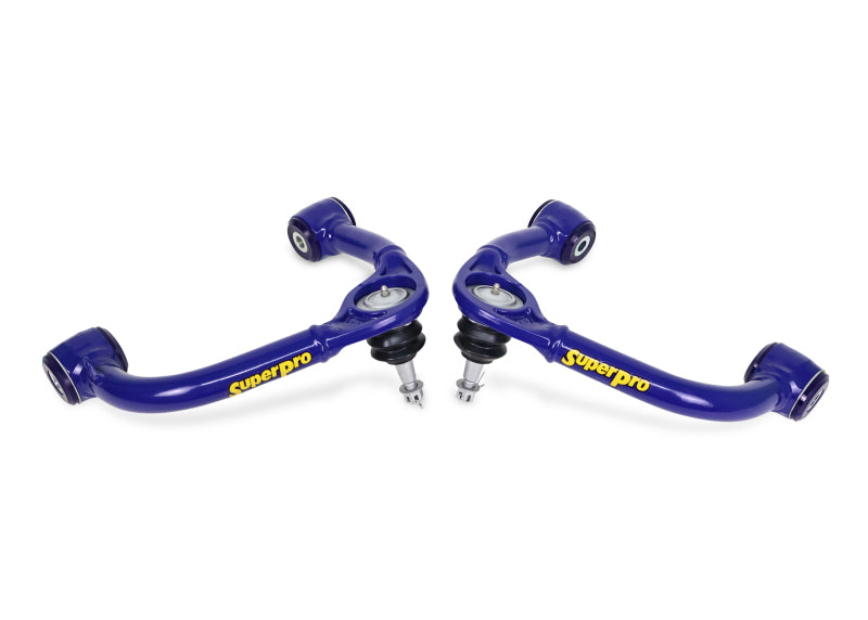 

Superpro TRC6675 - SPRTRC6675 - SuperPro 2021+ Ford F150 Fixed Offset Front Upper Control Arm Set - Shipped in Europe - Tuningsupply.com
