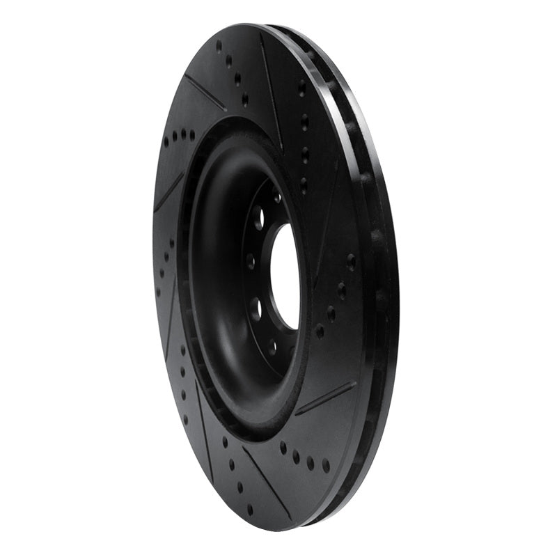 

R1 Concepts 633-16013L - RNC633-16013L - R1 2017-2025 Alfa Romeo Stelvio Rear Left Drilled & Slotted Black Brake Rotor - Shipped in Europe - Tuningsupply.com
