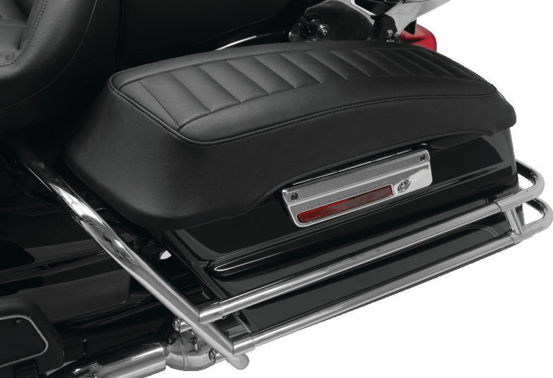 

Mustang Motorcycle 77600 - MMP77600 - Mustang 80-07 Harley Early FL Touring Road King Saddlebag Lid Covers w/Blk Pearl Studs - Black - Shipped in Europe - Tuningsupply.com
