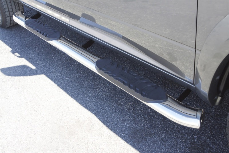 Lund 10-17 Dodge Ram 2500 Crew Cab 5in. Curved Oval SS Nerf Bars - Polished-tuningsupply.com