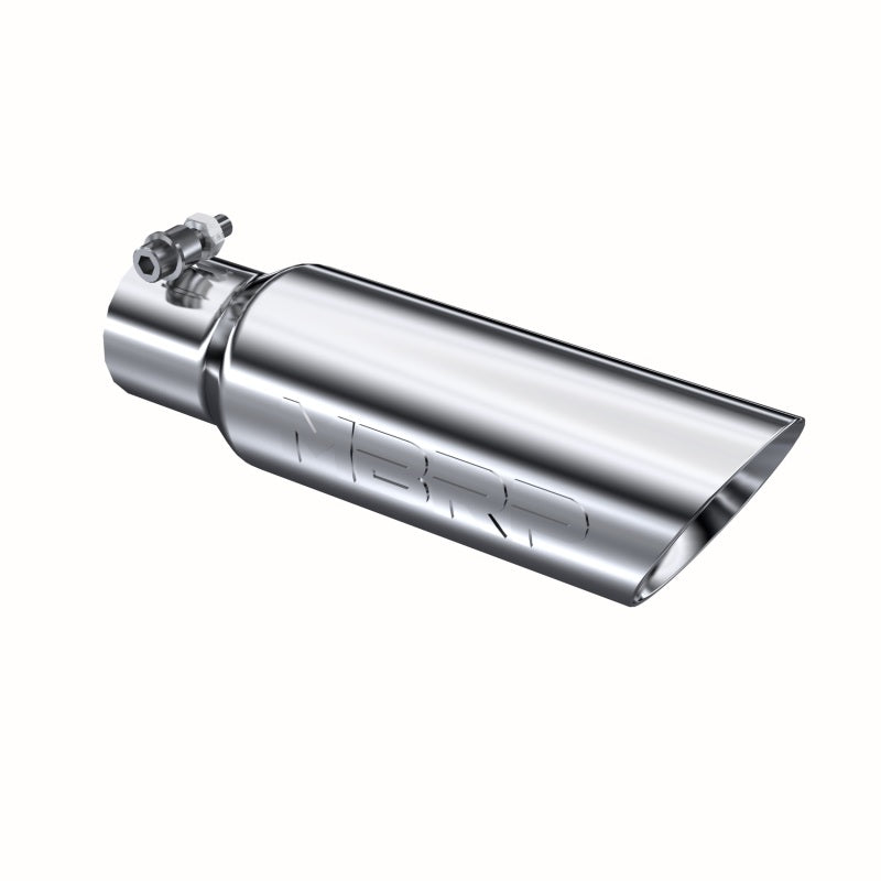 MBRP Universal Tip 3in O.D. Dual Wall Angled 2 inlet 12 length-tuningsupply.com