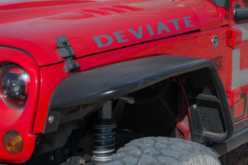 

DV8 Offroad  - DVEFENDB-02 - DV8 Offroad 07-18 Jeep Wrangler JK Front & Rear Flat Tube Fenders - Shipped in Europe - Tuningsupply.com
