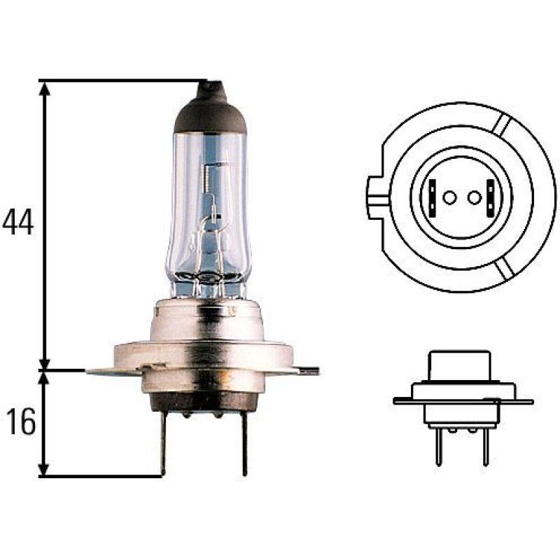 Hella Optilux H7 100W XB Extreme Blue Bulbs (Pair)-tuningsupply.com