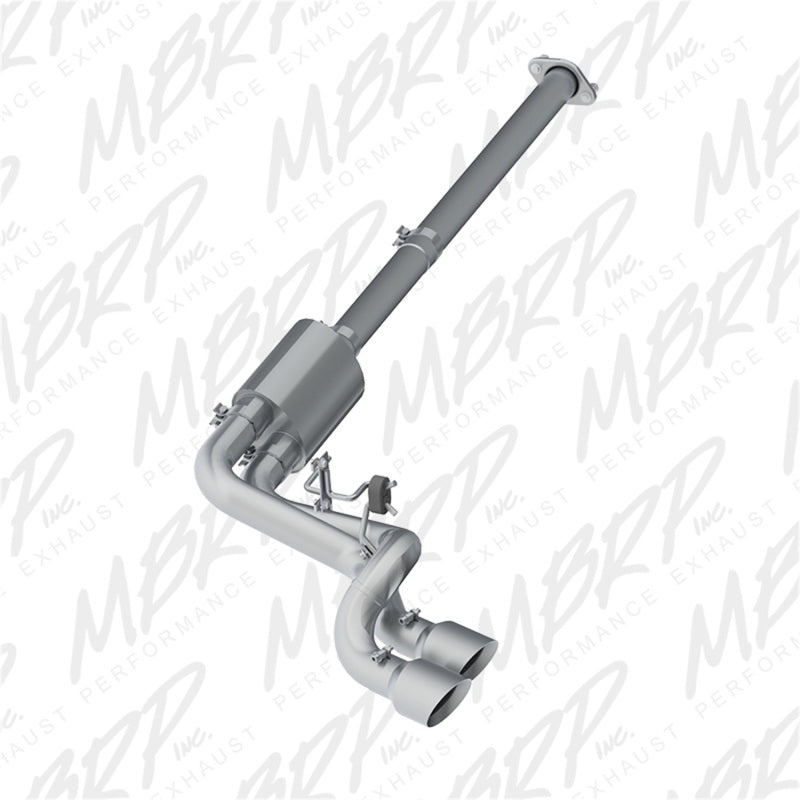 MBRP 09-14 Ford F150 T304 Pre-Axle 4.5in OD Tips Dual Outlet 3in Cat Back Exhaust-tuningsupply.com