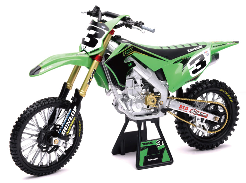 New Ray Toys Kawasaki KX450F Factory Team (Eli Tomac)/ Scale - 1:6-tuningsupply.com