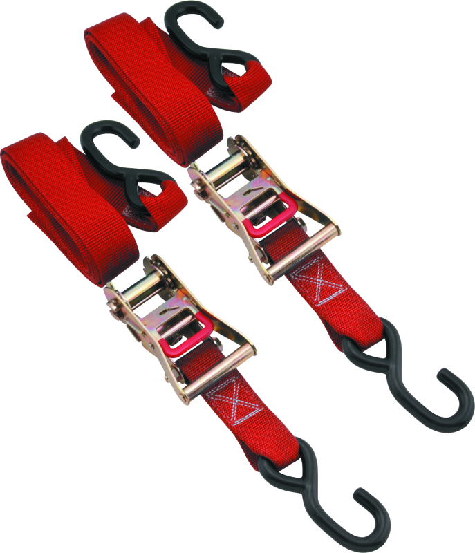 BikeMaster Tiedown 1-1/2 Ratchet - Red-tuningsupply.com