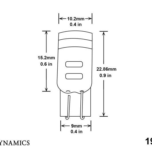 Diode Dynamics 194 LED Bulb HP5 LED - Cool - White (Pair)-tuningsupply.com