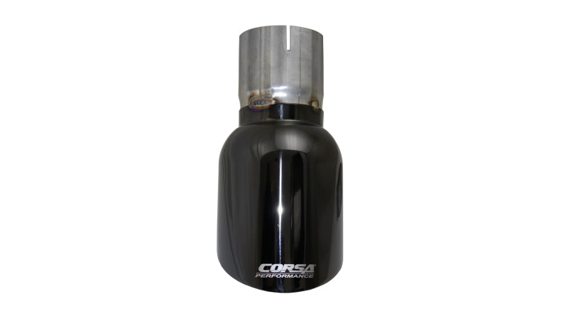 

CORSA Performance TK009BLK - CORTK009BLK - Corsa 2009-2019 Single Universal 3.0in Inlet / 4.5in Outlet Black PVD Pro-Series Tip Kit - Shipped in Europe - Tuningsupply.com
