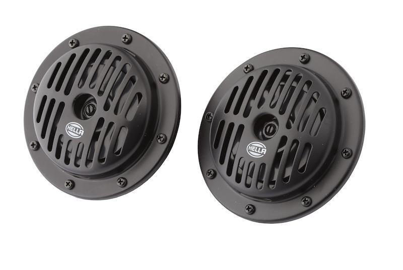 

Hella LA004811042 - HELLA004811042 - Hella Supertone Horn Kit 12V 310/380HZ HTone Black - Shipped in Europe - Tuningsupply.com
