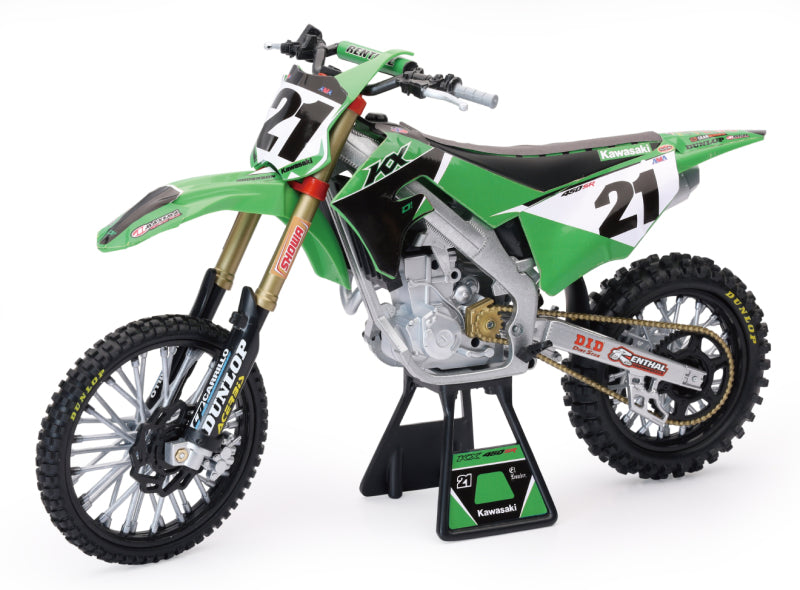 New Ray Toys Kawasaki KX450F Factory Team (Jason Anderson)/ Scale - 1:6-tuningsupply.com