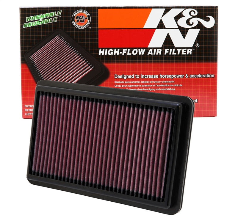 

K&N Engineering 33-2473 - KNN33-2473 - K&N Replacement Air Filter 10.188in O/S Length x 6.375in O/S Width x 1.063in H for 12 Honda Civic Si - Shipped in Europe - Tuningsupply.com
