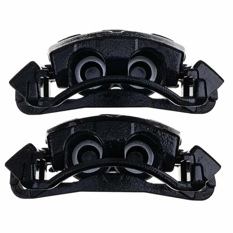 Power Stop 00-05 Ford Excursion Front Black Caliper - Pair w/Bracket-tuningsupply.com