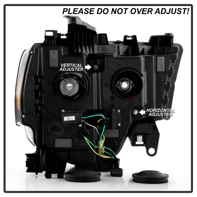 

SPYDER  - SPY5088611 - Spyder 19-22 Dodge Ram 2500 (Halogen Only) Projector Headlights - Black PRO-YD-DR19HDHALSI-SEQ-BK - Shipped in Europe - Tuningsupply.com
