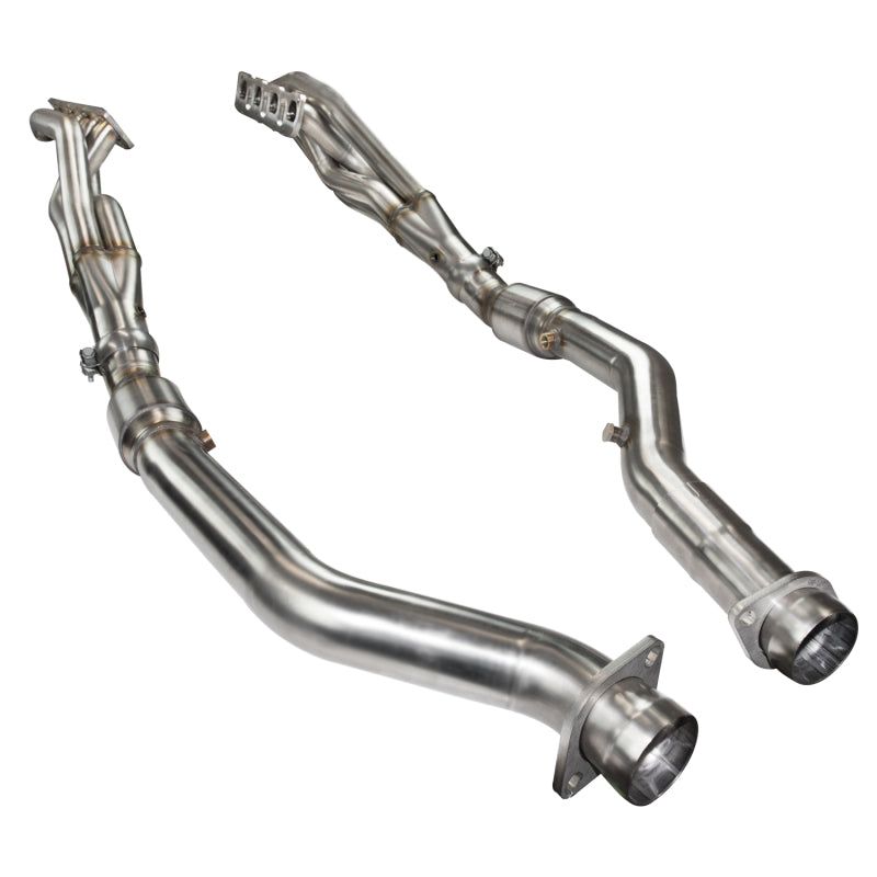 Kooks 12+ Jeep Grand Cherokee 6.4L 1-7/8in x 3in SS Longtube Headers w/Green Catted Connection Pipes-tuningsupply.com