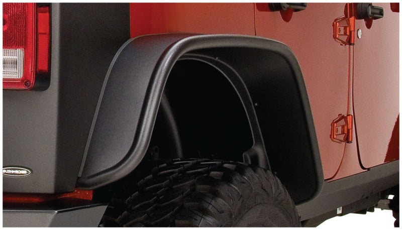 

Bushwacker 10050-07 - BUS10050-07 - Bushwacker 07-18 Jeep Wrangler Unlimited Flat Style Flares 2pc 4-Door Sport Utility Only - Black - Shipped in Europe - Tuningsupply.com
