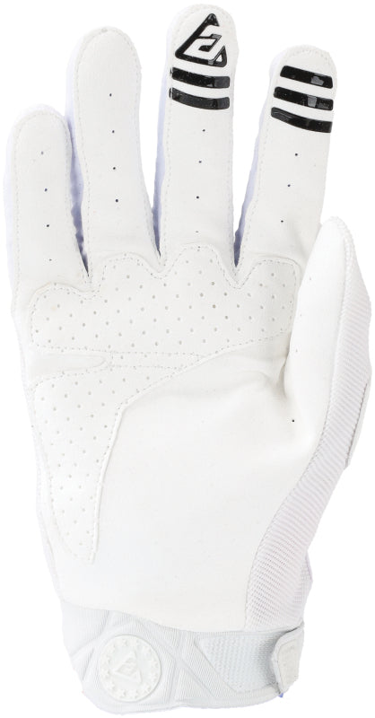 Answer 25 Peak Gloves White/Black - Medium-tuningsupply.com