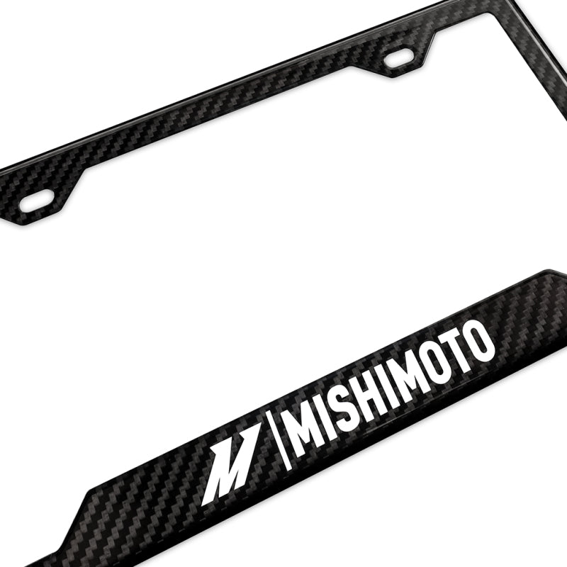 Mishimoto Carbon Fiber License Plate Frame - Gloss-tuningsupply.com