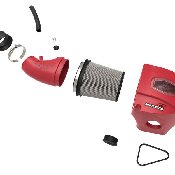 aFe POWER Momentum GT Limited Edition Cold Air Intake 11-17 Dodge Challenger/Charger SRT - Red-tuningsupply.com