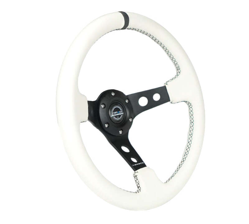 

NRG RST-006BK-WT-B - NRGRST-006BK-WT-B - NRG Reinforced Steering Wheel (350mm/3in. Deep) White Leather w/Blk Spoke/Round Holes/White Stripes - Shipped in Europe - Tuningsupply.com
