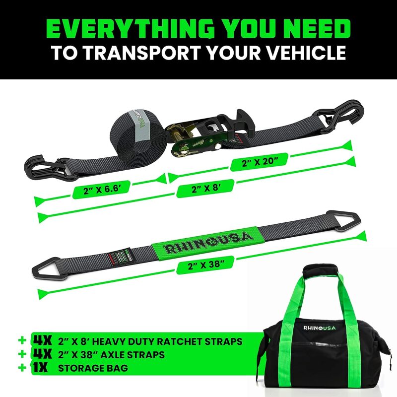 
  

Rhino USA 2IN-HDKIT - RSA2IN-HDKIT - Rhino USA Heavy Duty Vehicle Tie Down Kit - Black - Shipped in Europe - Tuningsupply.com

