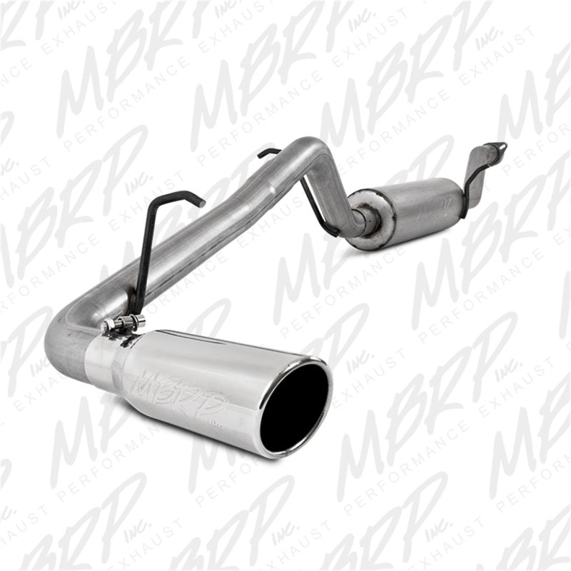 MBRP 04-11 Chevy Colorado / GMC Canyon 2.8L/2.9L/3.5L/3.7L Cat Back Single Side Aluminized Exhaust-tuningsupply.com