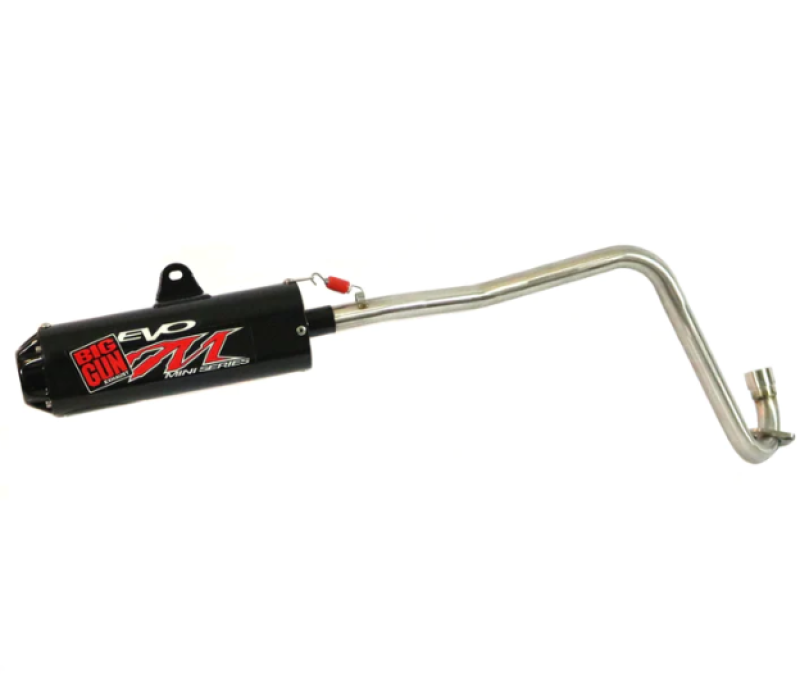 Big Gun 03-23 Kawasaki KLX 110/KLX 110L Evo M Series Black Out Full System Exhaust-tuningsupply.com