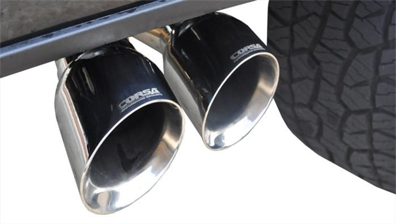 
  

CORSA Performance 14837 - COR14837 - Corsa 15-20 Ford F-150 5.0L V8 (Super Crew Cab) Polished Sport Single Side Dual 4in Tips CB Exhaust - Shipped in Europe - Tuningsupply.com

