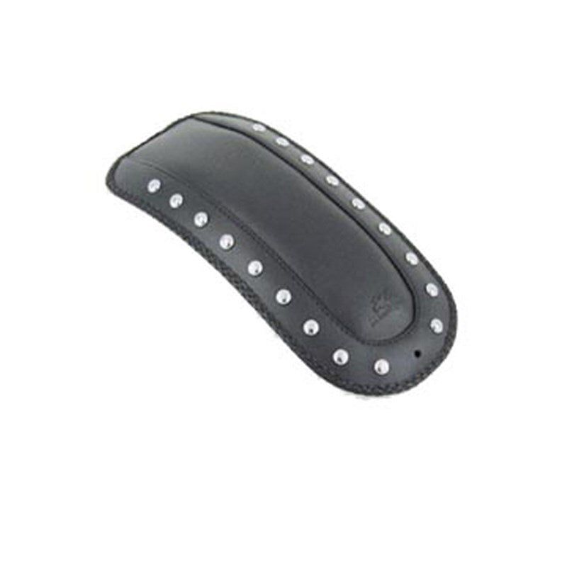 Mustang 00-17 Harley Softail FLSTS, FLSTN, FLSTC w/Stud Plate Fender Bib w/Studs - Black-tuningsupply.com