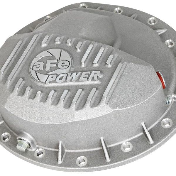 afe Front Differential Cover (Raw; Street Series); Dodge Diesel Trucks 03-12 L6-5.9/6.7L (td)-tuningsupply.com