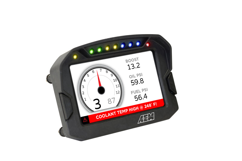 AEM CD-5LG Carbon Logging Digital Dash Display w/ Internal 10Hz GPS & Antenna-tuningsupply.com