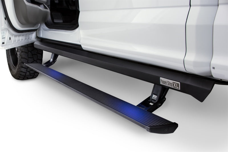 AMP Research 02-03 Ford F-250 Super Duty PowerStep XL - Black-tuningsupply.com