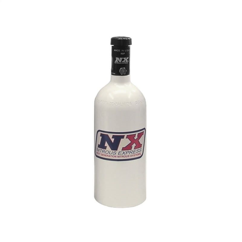 Nitrous Express 1lb Bottle w/Motorcycle Valve (3.2 Dia x 9.83 Tall)-tuningsupply.com