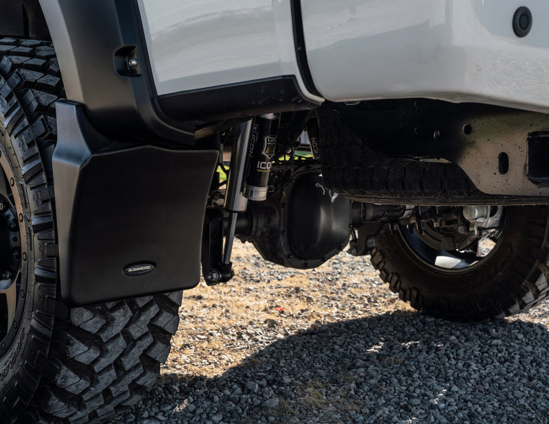 

Bushwacker MUD-20106 - BUSMUD-20106 - Bushwacker 17-20 Ford F-250/F-350 Trail Armor Rear Mud Flaps (Fits Pocket Style Flares) - Shipped in Europe - Tuningsupply.com
