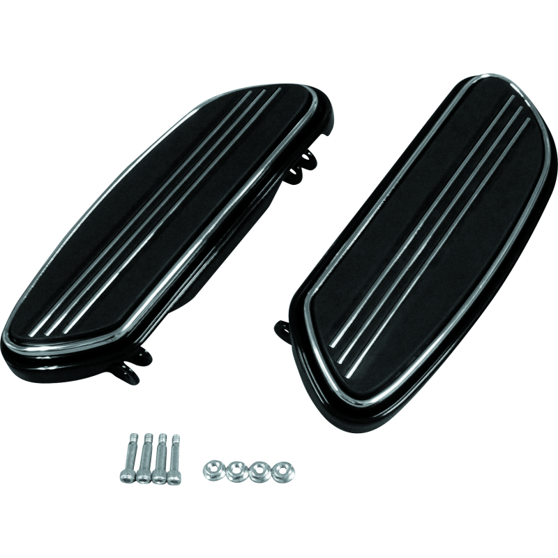 Bikers Choice 86-20 Touring 86-17 FLST 12-16 FLD Black Floorboard Kit Replaces H-D 50631-04 Pr-tuningsupply.com