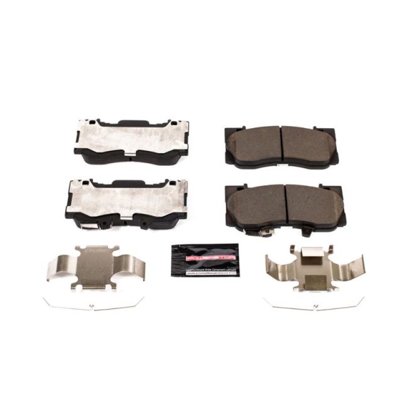 

PowerStop Z23-1784 - PSBZ23-1784 - Power Stop 15-19 Ford Mustang Front Z23 Evolution Sport Brake Pads w/Hardware - Shipped in Europe - Tuningsupply.com
