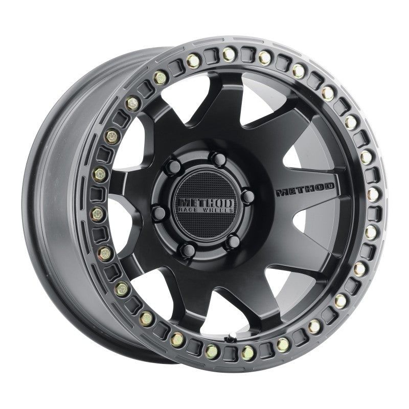 Method MR108 17x9 -44mm Offset 6x5.5 106.25mm CB Matte Black w/BH-H24125-38 Wheel-tuningsupply.com