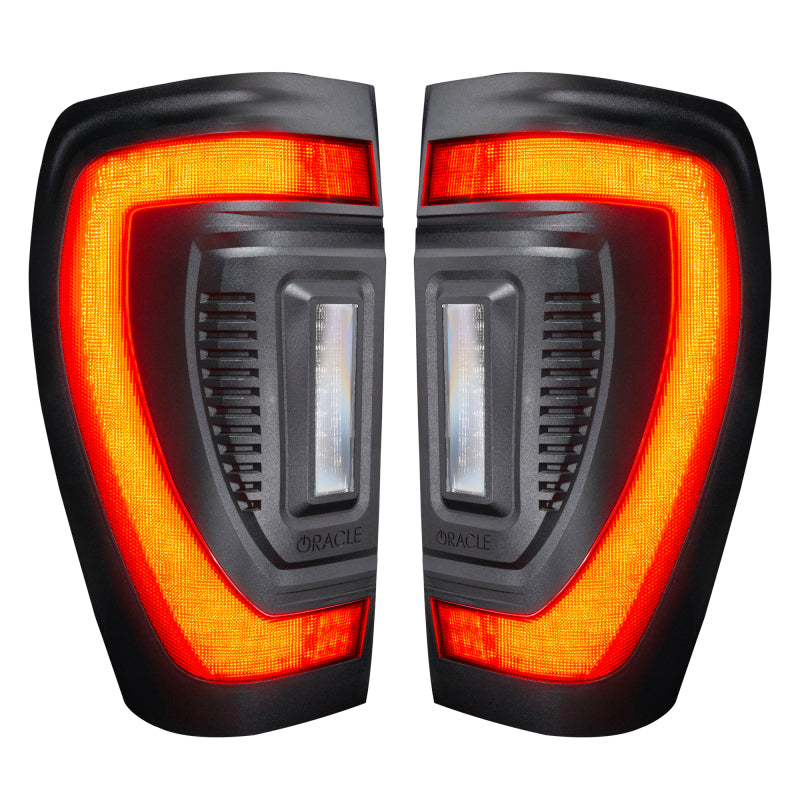 

ORACLE Lighting 5927-504-T - ORL5927-504-T - Oracle 19-23 GMC Sierra Black Series Flush Style LED Tail Lights - Factory Halogen - Shipped in Europe - Tuningsupply.com
