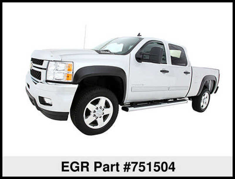 

EGR  - EGR751504 - EGR 07-13 Chev Silverado 6-8ft Bed Rugged Look Fender Flares - Set (751504) - Shipped in Europe - Tuningsupply.com
