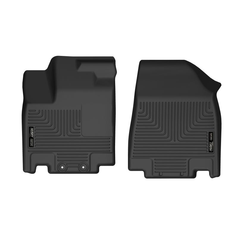 Husky Liners 2022 Nissan Pathfinder / Infiniti QX60 Front Floor Liners - Black-tuningsupply.com