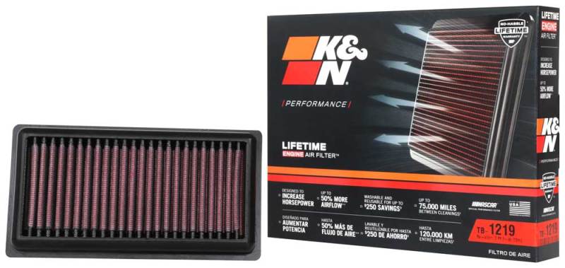 

K&N Engineering TB-1219 - KNNTB-1219 - K&N Triumph Scrambler 1200 2019-2020 Replacement Air Filter - Shipped in Europe - Tuningsupply.com
