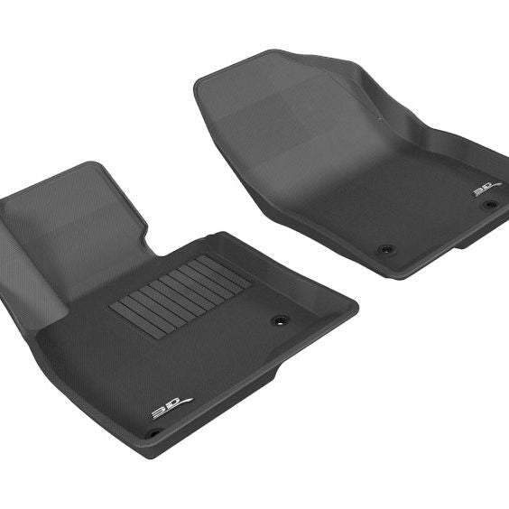 3D MAXpider 2014-2019 Mazda Mazda3/Mazda6 Kagu 1st Row Floormat - Black-tuningsupply.com