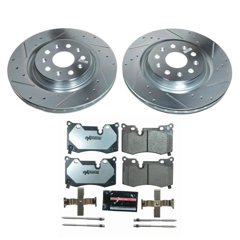 

PowerStop K8528-26 - PSBK8528-26 - Power Stop 20-21 Chevrolet Corvette Rear Z26 Street Brake Kit - Shipped in Europe - Tuningsupply.com
