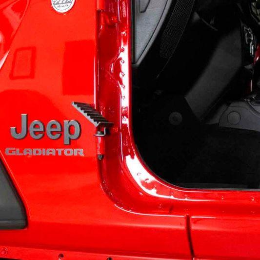 Fishbone Offroad 2018+ Jeep Wrangler JL / 2020+ Gladiator JT Foot Peg Set - Black-tuningsupply.com