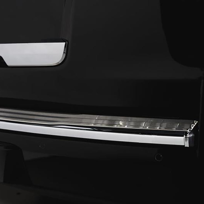 Putco 07-14 Cadillac Escalade ESV - Stainless Steel Rear Bumper Cover-tuningsupply.com