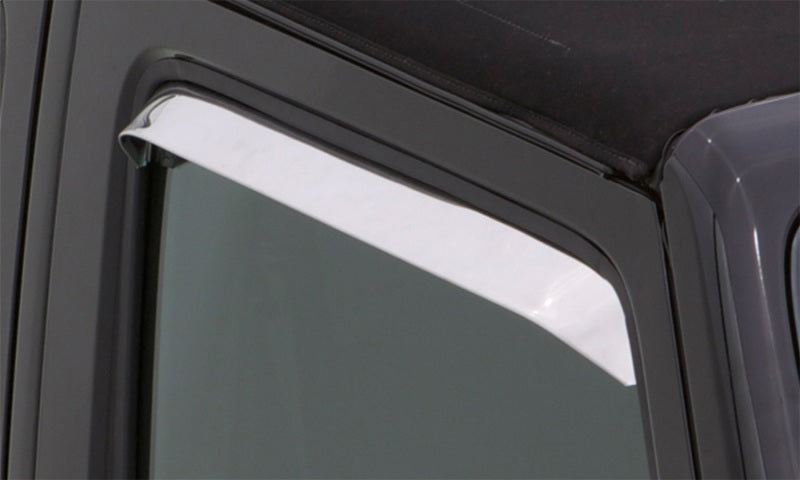 AVS 48-52 Ford Pickup Ventshade Window Deflectors 2pc - Stainless-tuningsupply.com